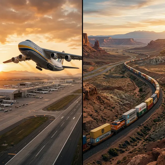 Transport aérien et ferroviaire cargo